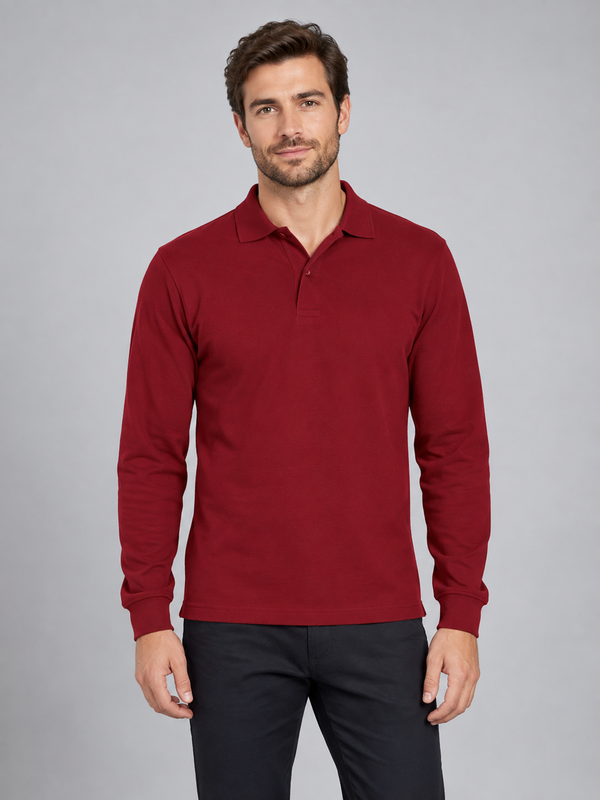 Polo Pedro-Vermelho-S-RAG-Tailors-Fardas-e-Uniformes-Vestuario-Pro