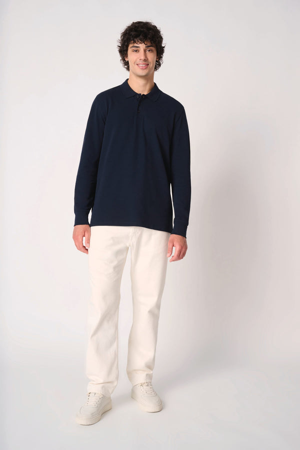 Polo Piqué Manga Comprida Homem-RAG-Tailors-Fardas-e-Uniformes-Vestuario-Pro