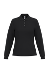 Polo Piqué Manga Comprida Senhora-Preto Ideal-XS-RAG-Tailors-Fardas-e-Uniformes-Vestuario-Pro