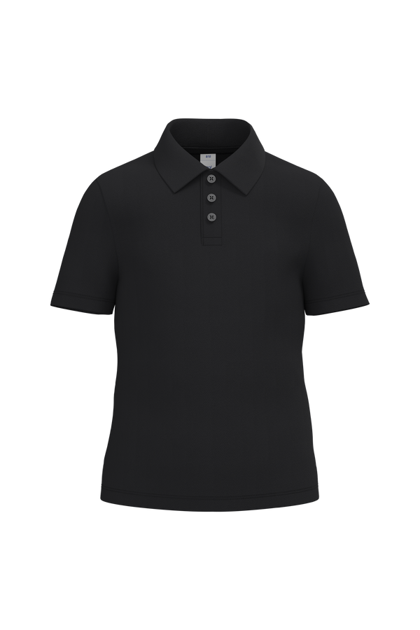 Polo Piqué de Criança-Preto Ideal-2/4 Anos-RAG-Tailors-Fardas-e-Uniformes-Vestuario-Pro