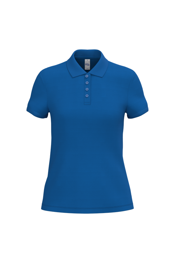 Polo Piqué de Senhora Manga Curta-Azul Royal Ideal-XS-RAG-Tailors-Fardas-e-Uniformes-Vestuario-Pro