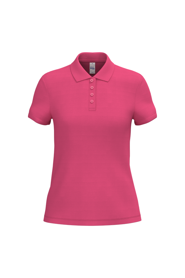 Polo Piqué de Senhora Manga Curta-Fúcsia Ideal-XS-RAG-Tailors-Fardas-e-Uniformes-Vestuario-Pro