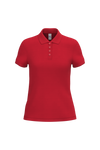 Polo Piqué de Senhora Manga Curta-Vermelho Ideal-XS-RAG-Tailors-Fardas-e-Uniformes-Vestuario-Pro