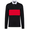 Polo Rugby de manga comprida-Black / Sporty Red-XS-RAG-Tailors-Fardas-e-Uniformes-Vestuario-Pro