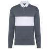 Polo Rugby de manga comprida-sporty grey / White-XS-RAG-Tailors-Fardas-e-Uniformes-Vestuario-Pro