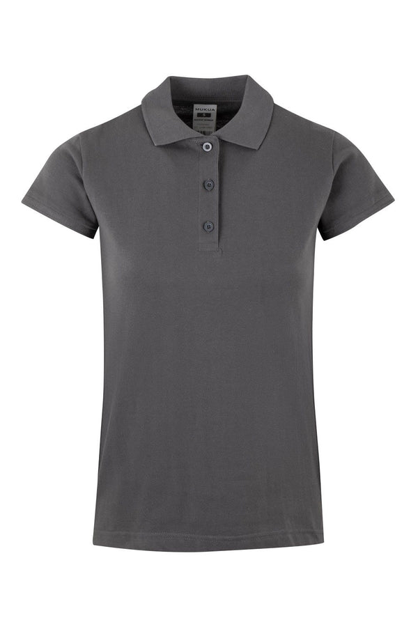 Polo Senhora Almeria Manga Curta-Dark Grey-S-RAG-Tailors-Fardas-e-Uniformes-Vestuario-Pro