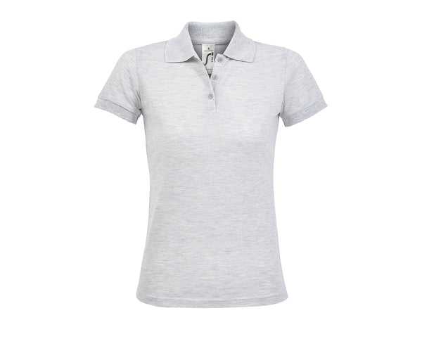 Polo Senhora Prima-Branco Matizado-S-RAG-Tailors-Fardas-e-Uniformes-Vestuario-Pro