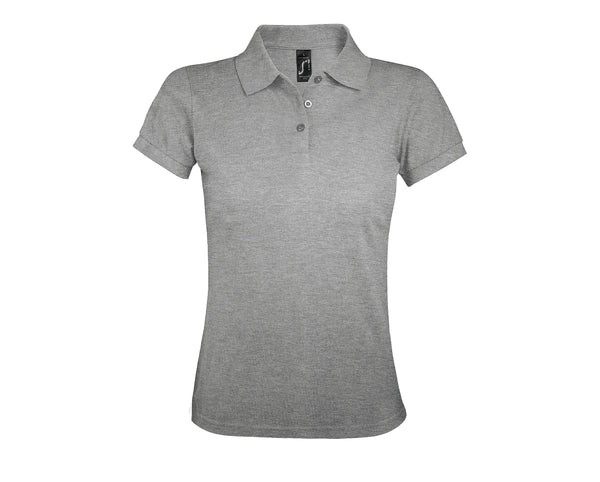 Polo Senhora Prima-Cinza Matizado-S-RAG-Tailors-Fardas-e-Uniformes-Vestuario-Pro