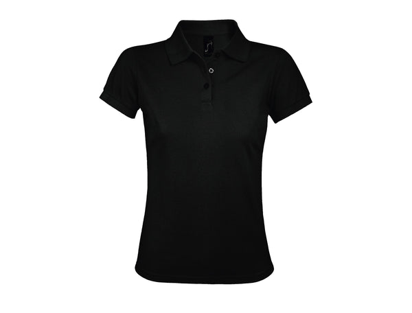 Polo Senhora Prima-Preto-S-RAG-Tailors-Fardas-e-Uniformes-Vestuario-Pro