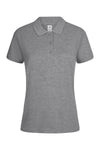 Polo Senhora Solange-Heather Grey - 202-XS-RAG-Tailors-Fardas-e-Uniformes-Vestuario-Pro