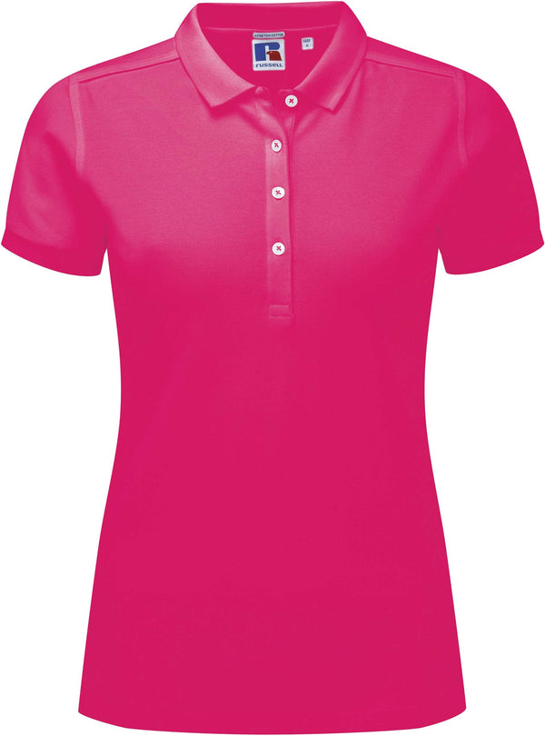 Polo Stretch de senhora-Fuchsia-XS-RAG-Tailors-Fardas-e-Uniformes-Vestuario-Pro