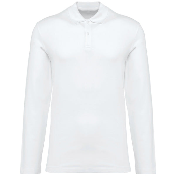 Polo Supima® de manga comprida de homem-RAG-Tailors-Fardas-e-Uniformes-Vestuario-Pro