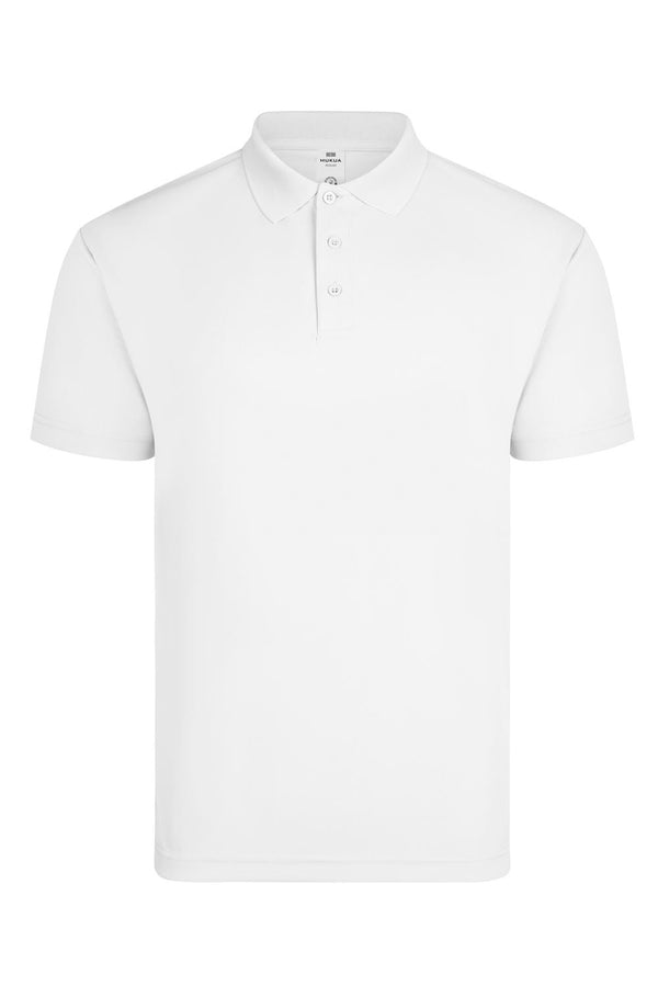 Polo Técnico Unissexo Bogan de Manga Curta-White - 100-S-RAG-Tailors-Fardas-e-Uniformes-Vestuario-Pro