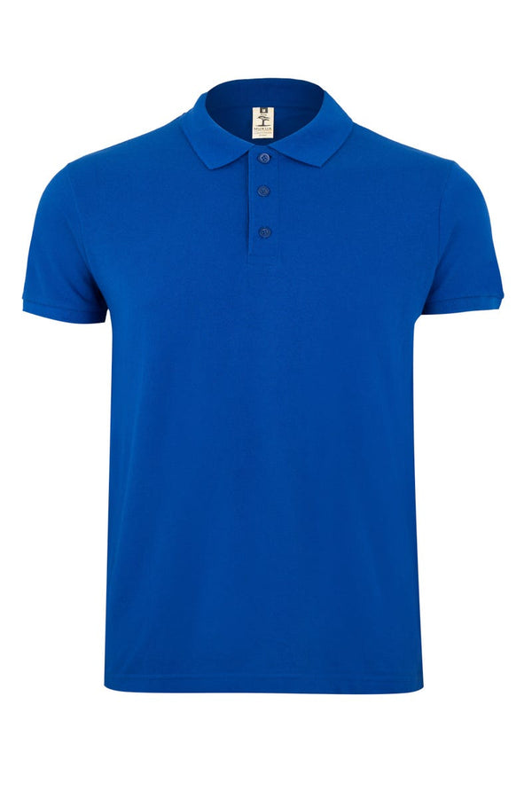 Polo Unisexo Sineste-Royal Blue-S-RAG-Tailors-Fardas-e-Uniformes-Vestuario-Pro