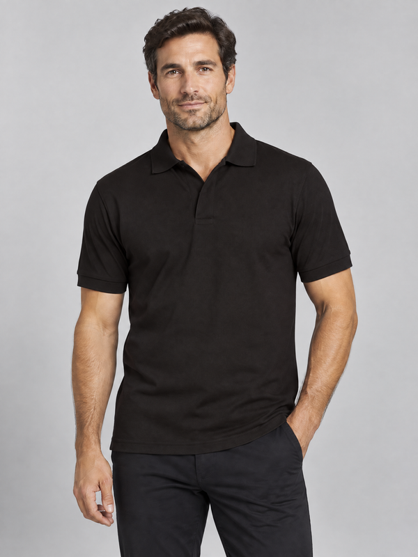 Polo Unissexo Party (2 de 2) - 100% Algodão 220g-Preto-S-RAG-Tailors-Fardas-e-Uniformes-Vestuario-Pro