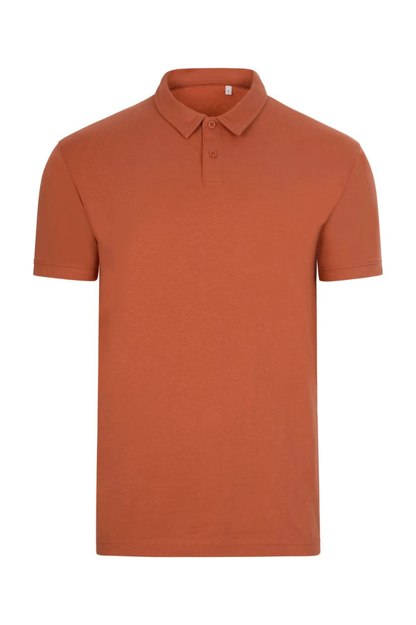 Polo Unissexo de Manga Curta em Algodão Orgânico-Carrot - 314-S-RAG-Tailors-Fardas-e-Uniformes-Vestuario-Pro