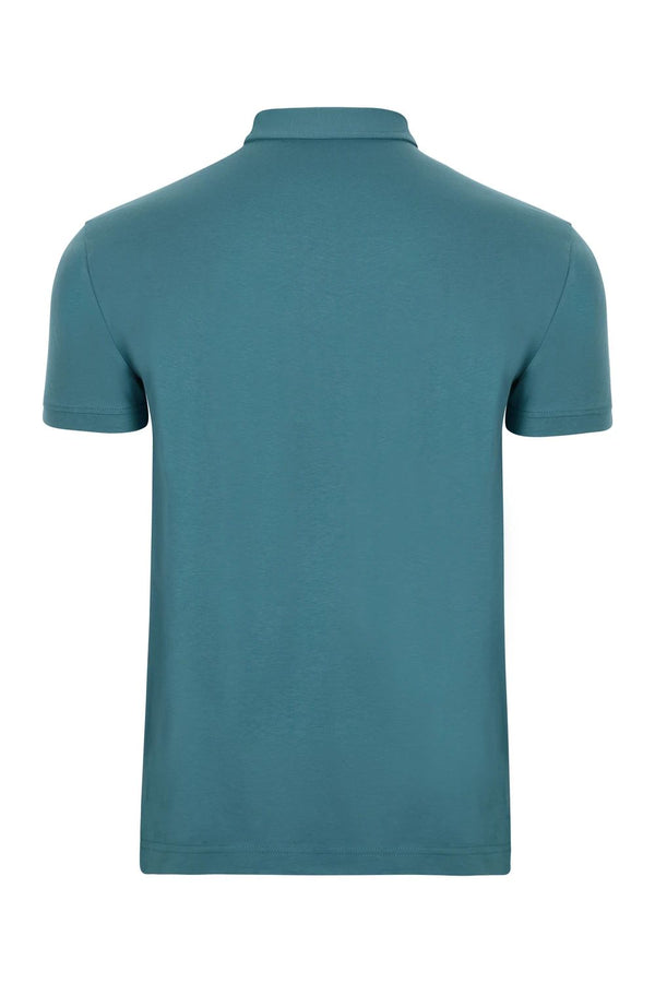Polo Unissexo de Manga Curta em Algodão Orgânico-RAG-Tailors-Fardas-e-Uniformes-Vestuario-Pro
