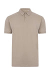 Polo Unissexo de Manga Curta em Algodão Orgânico-Taupe - 150-S-RAG-Tailors-Fardas-e-Uniformes-Vestuario-Pro