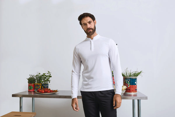 Polo de Chef Manga Comprida Homem-RAG-Tailors-Fardas-e-Uniformes-Vestuario-Pro