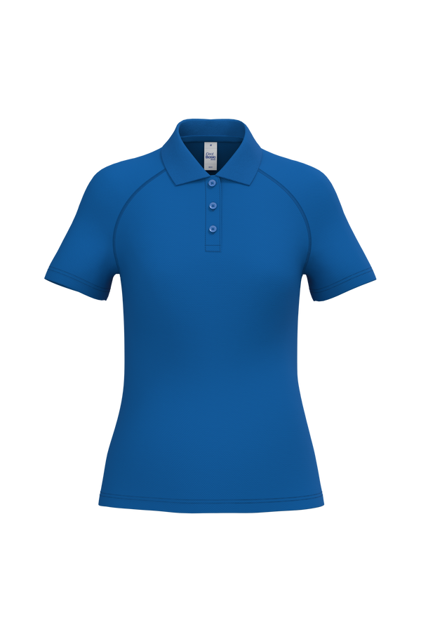 Polo de Desporto de Senhora-Azul Royal Ideal-XS-RAG-Tailors-Fardas-e-Uniformes-Vestuario-Pro
