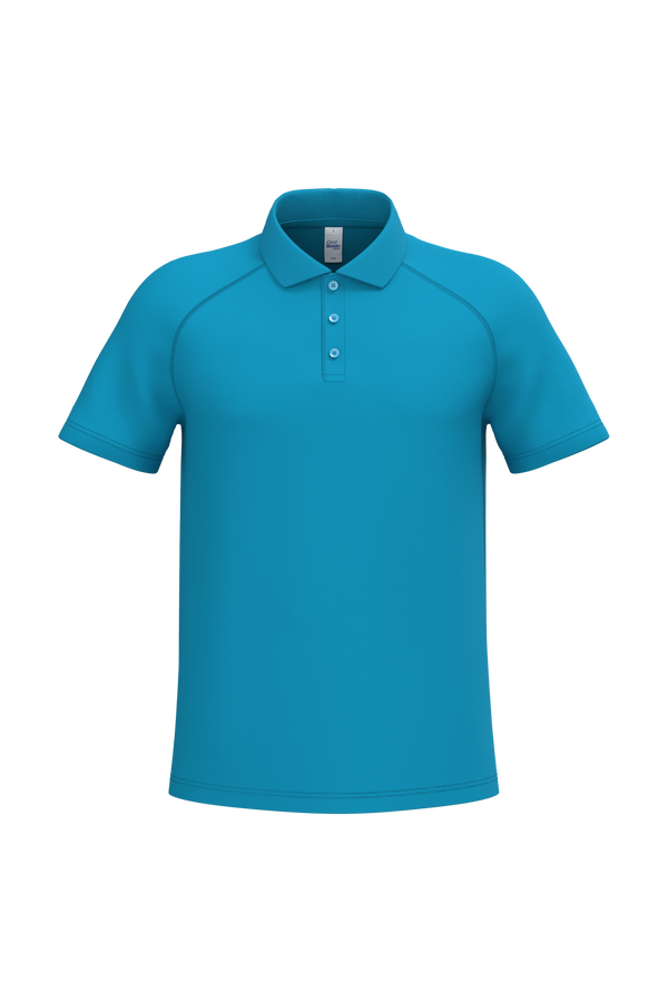 Polo de Homem de Desporto-Azul Atol Ideal-XS-RAG-Tailors-Fardas-e-Uniformes-Vestuario-Pro