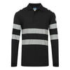 Polo de Manga Comprida Ignífugo e Anti-estático-Preto-S-RAG-Tailors-Fardas-e-Uniformes-Vestuario-Pro