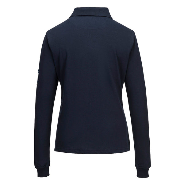 Pólo de Manga Comprida Modaflame Knit FR para Mulher-RAG-Tailors-Fardas-e-Uniformes-Vestuario-Pro