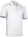 Polo de Manga Curta Bicolor Combi-Branco-azul porto-S-RAG-Tailors-Fardas-e-Uniformes-Vestuario-Pro