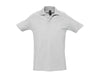 Polo de Manga Curta Spring II para Homem-Branco Matizado-S-RAG-Tailors-Fardas-e-Uniformes-Vestuario-Pro