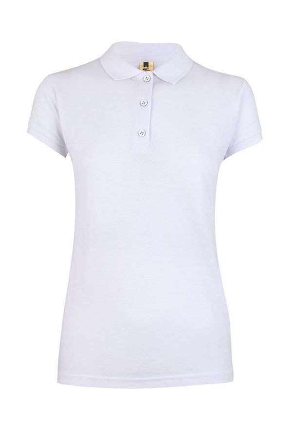 Polo de Manga Curta de Mulher Nobby 210-White - 100-XS-RAG-Tailors-Fardas-e-Uniformes-Vestuario-Pro