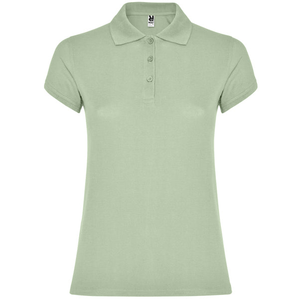Polo de Senhora Ajustado Star Woman-Mist Green - 264-S-RAG-Tailors-Fardas-e-Uniformes-Vestuario-Pro