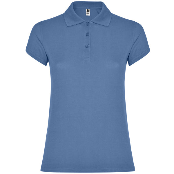 Polo de Senhora Ajustado Star Woman-Riviera Blue - 261-S-RAG-Tailors-Fardas-e-Uniformes-Vestuario-Pro