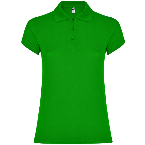 Polo de Senhora Ajustado Star Woman-Verde Relva - 83-S-RAG-Tailors-Fardas-e-Uniformes-Vestuario-Pro