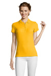 Polo de Senhora PEOPLE de Piqué 21 Ringspun-Amarelo-S-RAG-Tailors-Fardas-e-Uniformes-Vestuario-Pro