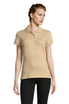 Polo de Senhora PEOPLE de Piqué 21 Ringspun-Areia-S-RAG-Tailors-Fardas-e-Uniformes-Vestuario-Pro