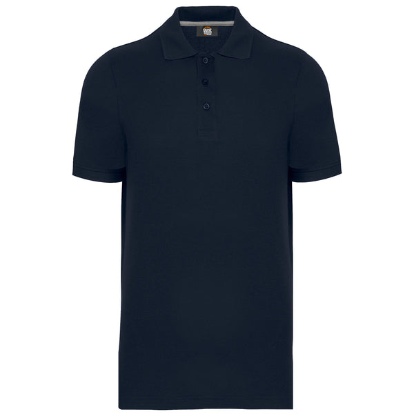 Polo de homem Limeiro - 200 g/m² SilverPlus® Anti-borboto-Azul Marinho-S-RAG-Tailors-Fardas-e-Uniformes-Vestuario-Pro