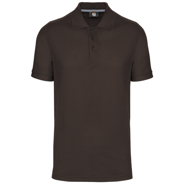 Polo de homem Limeiro - 200 g/m² SilverPlus® Anti-borboto-Chocolate-S-RAG-Tailors-Fardas-e-Uniformes-Vestuario-Pro