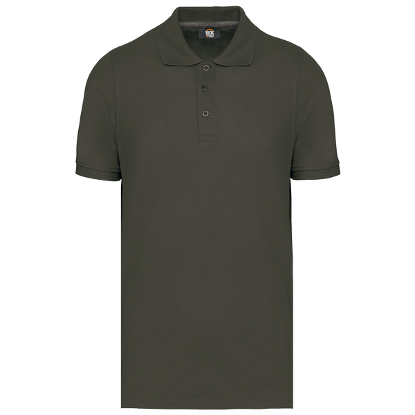 Polo de homem Limeiro - 200 g/m² SilverPlus® Anti-borboto-Dark Khaki-S-RAG-Tailors-Fardas-e-Uniformes-Vestuario-Pro