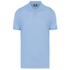Polo de homem Limeiro - 200 g/m² SilverPlus® Anti-borboto (1/2)-Azul Celeste-S-RAG-Tailors-Fardas-e-Uniformes-Vestuario-Pro