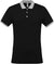 Polo de homem piqué bicolor-Preto / Oxford grey-S-RAG-Tailors-Fardas-e-Uniformes-Vestuario-Pro