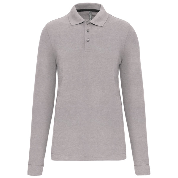 Polo de manga comprida Barro-Oxford Grey-S-RAG-Tailors-Fardas-e-Uniformes-Vestuario-Pro