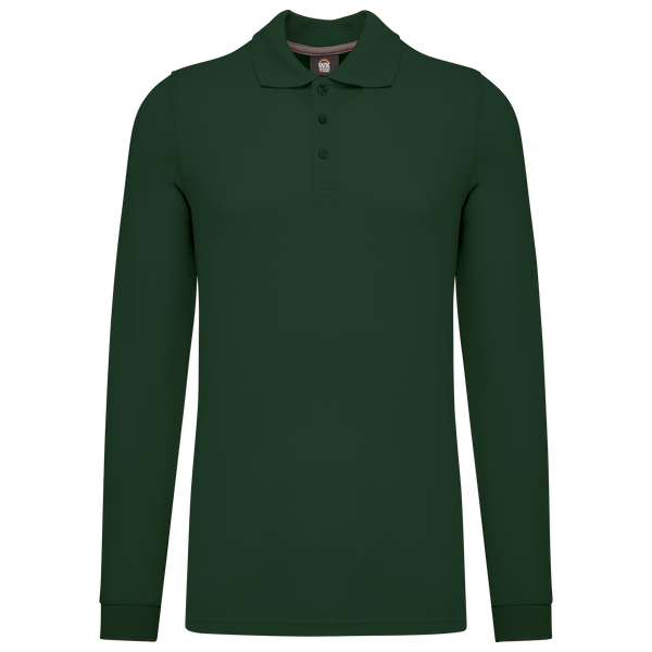 Polo de manga comprida Barro-Verde Floresta-S-RAG-Tailors-Fardas-e-Uniformes-Vestuario-Pro