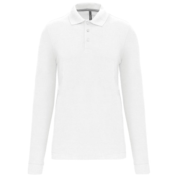 Polo de manga comprida Barro-White-S-RAG-Tailors-Fardas-e-Uniformes-Vestuario-Pro