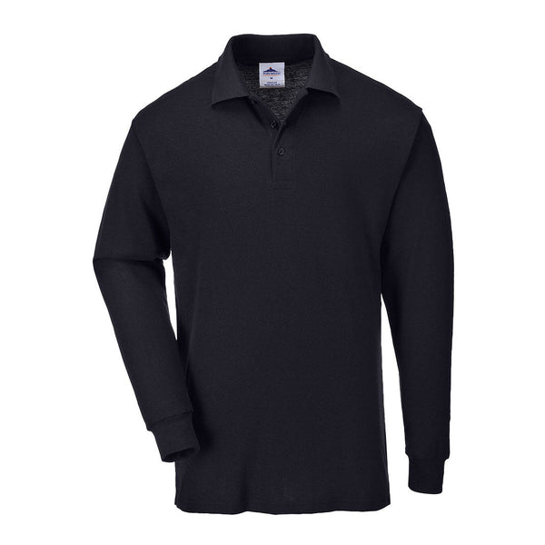 Polo de manga comprida-Preto-XS-RAG-Tailors-Fardas-e-Uniformes-Vestuario-Pro