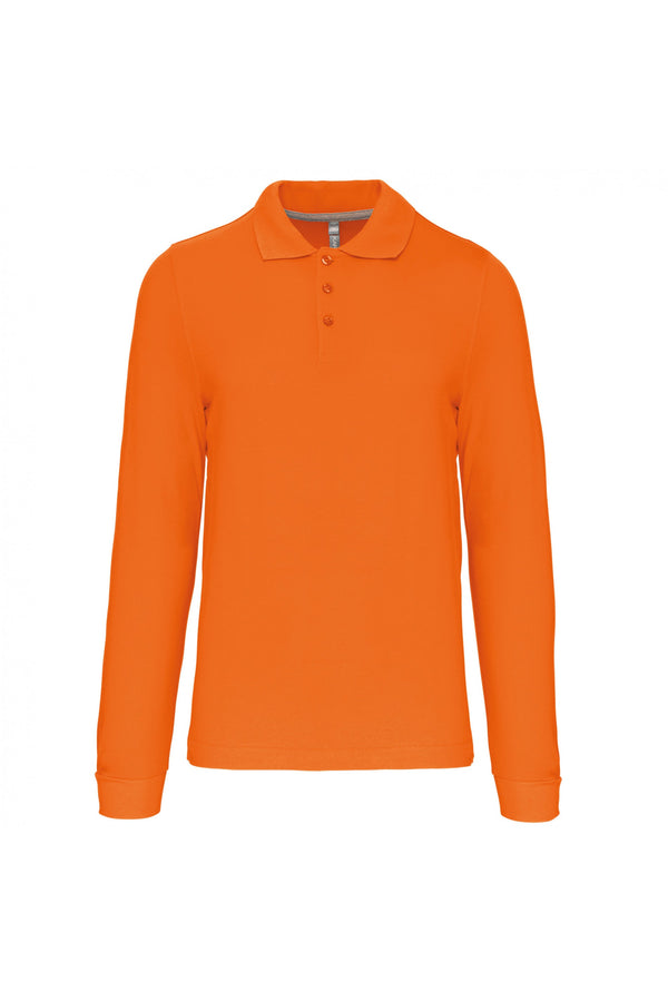 Polo de manga comprida Santa Iria-Laranja-S-RAG-Tailors-Fardas-e-Uniformes-Vestuario-Pro