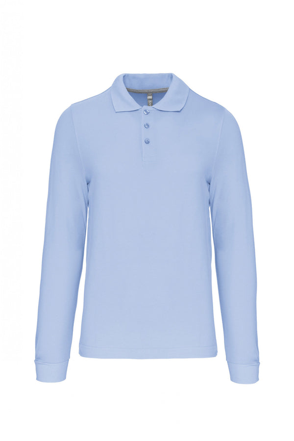 Polo de manga comprida Santa Iria-Sky Blue-S-RAG-Tailors-Fardas-e-Uniformes-Vestuario-Pro
