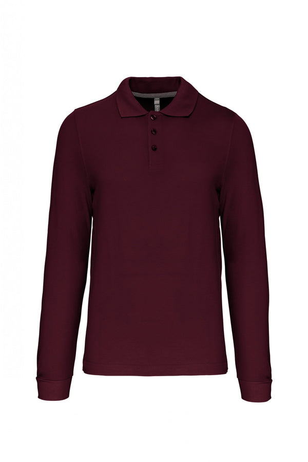 Polo de manga comprida Santa Iria-Wine-S-RAG-Tailors-Fardas-e-Uniformes-Vestuario-Pro