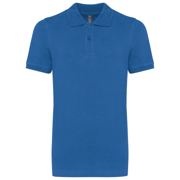 Polo de manga curta de criança-Light Royal Blue-4/6 Y (4/6 ans)-RAG-Tailors-Fardas-e-Uniformes-Vestuario-Pro