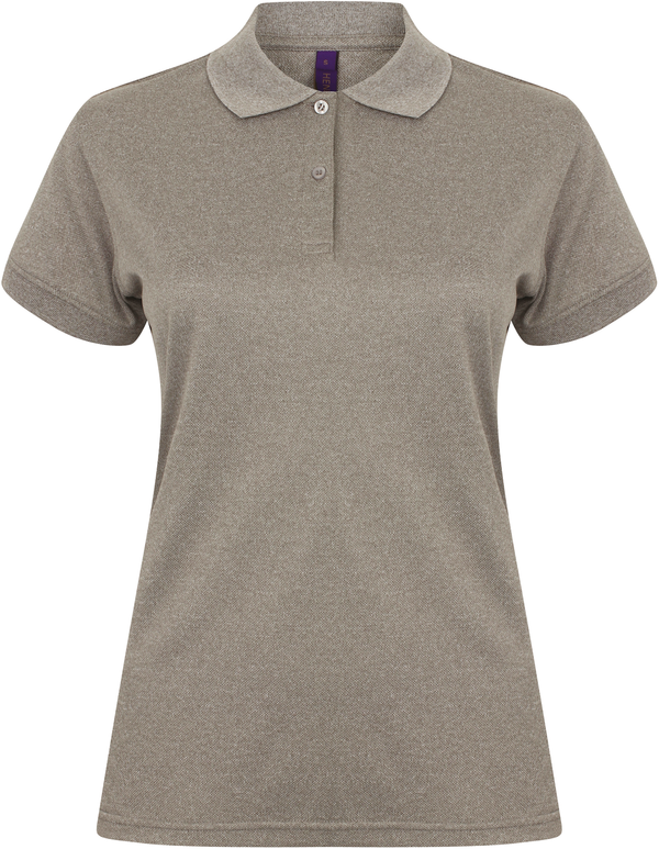 Polo de senhora COOLPLUS®-Heather Grey-XS-RAG-Tailors-Fardas-e-Uniformes-Vestuario-Pro