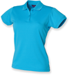 Polo de senhora COOLPLUS®-Turquoise-XS-RAG-Tailors-Fardas-e-Uniformes-Vestuario-Pro